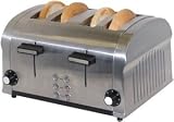 Haier FST1400DS 1400-Watt 4-Slice Die-Cast Stainless-Steel Toaster