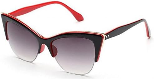 AOFLY Fashion Cat Eye Sunglasses Women Brand Designer vintage sun glasses Women Fashion Eyeglasses high quality eyewear oculos (No.1, Red)