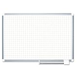 MasterVision Platinum Mobile Easel, White, 29 x 41, Black Frame