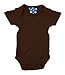 KicKee Pants Short Sleeved One-Piece, Bark