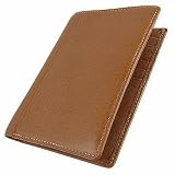 Tavecchi Soft Genuine Italian Leather Card Holder Wallet Brown