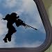 Halo 3 Black Decal Spartan Sniper PC Xbox 360 Car Sticker