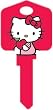 Hello Kitty Red Kwikset KW House Key