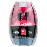 USB 2.0 Cable, A To 5 Pin Mini B, 480Mbps, 8 Long