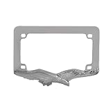 3D Flying Eagle Motorcycle Bike Chrome License Plate Frame 