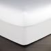Oasis by Peacock Alley 100% Egyptian Cotton Matelasse White Double Diamond Box Spring Cover - QUEEN