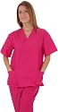 Women's Scrub Set Two Pocket Top with Four Pocket Pant (12 Colors, XS-3X)