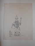 Archie Goodwin Original Drawing: Self-Portrait as Conan the Barbarian Caricature