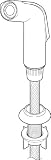 Delta Faucet RP39345 Spray and Hose Assembly, Chrome