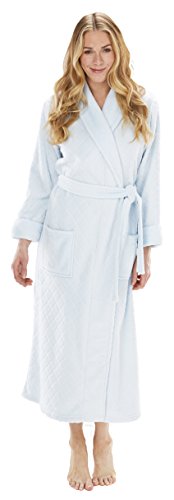 Softies Diamond Plush Wrap Robe 48" - Pink M