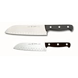 J.A. Henckels International Fine Edge Pro 2-Piece Hollow Edge Santoku Set