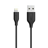 【Apple認証 (Made for iPhone取得)】 Anker PowerLine ライトニングUSBケーブル 【高耐久ケブラー繊維】 iPhone 6s, 6s Plus/iPad Pro, Air, mini/iPod touch 他対応 (ブラック 0.9m) A8111012