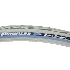 Schwalbe Delta Cruiser HS 392 Bicycle Tire (26x1 3/8, SBC Wire Beaded, Cream)