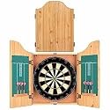 DMI Bristle Dartboard in Oak Finish Cabinet