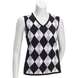 EP Pro Women's Sleeveless Argyle Sweater