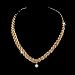 Woven Wire 18 Inch Pearl Drop Necklace Jewelry Kits - 1PK/Gold