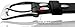 EURO Womens Thick Wide Stitched Leather Belt - MAP019A - Black M