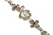 An amazing flower shape Hand Made Silver Watch Set With Opal Stone