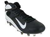 IMAGE OF Nike Men's NIKE AIR ZOOM BLADE PRO TD FOOTBALL CLEATS 16 (BLACK/WHITE/METALLIC SILVER)