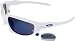 Oakley Men's Split Jacket Iridium Sport Sunglasses,Polished White Frame/Ice and Light Grey Lens,one size