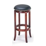 Chelsea Swivel Bar Stool Cherry Finish 29 High by San Tan Decor And More