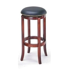 Chelsea Swivel Bar Stool Cherry Finish 29 High by San Tan Decor And More