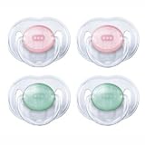 Avent Silicone Soother (3-6 Months) in Translucent Design