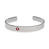 Medical Alert Cuff Bracelet