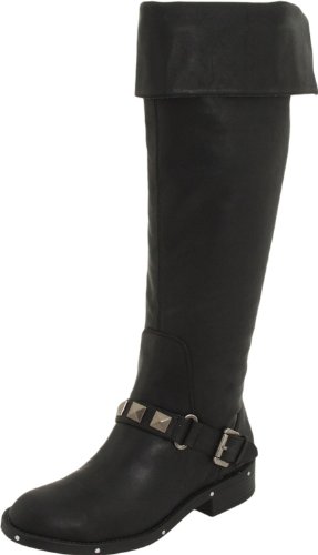 Kensie Girl Women's Gianno Boot,Black,8.5 M US