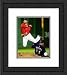 Framed Dustin Pedroia Boston Red Sox Photograph