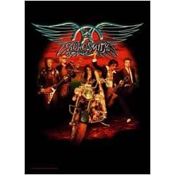 Aerosmith Group Shot Textile Poster, 30 x 40 Inches