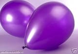 25 x 14 Purple Metallic Helium Wedding Birthday Celebration Party Balloons New FREE P & P