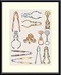 Art Poster Metal Framed Print - Nut-crackers - Artist: unknown- Poster Size: 19 X 15