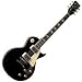 VINTAGE V100BBCR Les Paul Gloss Black E-Gitarre