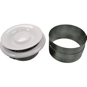 Tjernlund Plastic Diffuser/Intake - 6in., Model# G-6