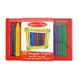 Melissa & Doug Triangular Crayon Set (12 pc)