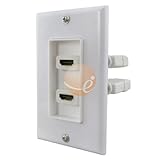 Ultra Series - Dual Port HDMI Wall Plate (F/F) fupto 1080p fits Sony PS3