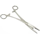 Locking Scissor Forceps Fly Fishing Hemostat Tool 7.5"