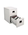Sentry 6000 17-1/4 by 23-1/4 by 28-Inch Fire-Safe 2-Drawer Insulated Vertical File, Light Gray