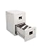 Sentry 6000 Gray Safe 1 Hour Fireproof Two Drawer Office File, 2.38 Cubic Feet, Dove Gray