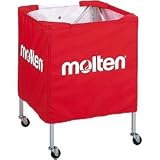 molten（モルテン）折りたたみ式ボールカゴ小（赤）BK15VRの画像