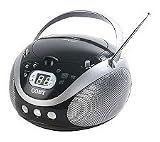 Coby CXCD241 CD Boombox with AM/FM Tuner - Black