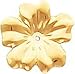 14K Yellow Gold Flower Earring Jackets Jewelry New |C
