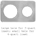 Winco ADP-608 Adapter Plate