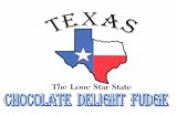 Texas Logo Chocolate Delight Fudge Box