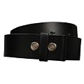 Masterdis Echtleder G�rtel | Wechselg�rtel F�rs Buckle| Schwarz | S - XXL