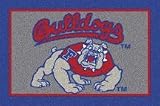 Fresno State Bulldogs 54x 7 8 Team Spirit Area Rug
