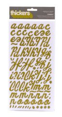 American Crafts Thickers Woodgrain Chipboard 
