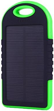 Outdoor Waterproof Solar Charger,Dual USB Portable External Solar Power Bank Charger 10000mAh for iPhone 6 6s Plus 5s 5se Samsung Galaxy S7 S6 S5 HTC ... ...(Green)