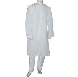 Adult Exotic Costumes Embroidered Kurta Pajama L Chest : 44 inches